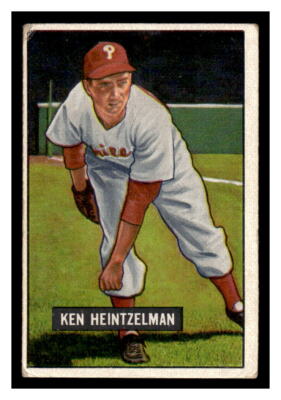 1951 Bowman Baseball #147 Ken Heintzelman      127E-06