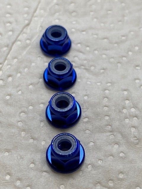 INJORA M4 Radmuttern Set - 10 Stück Flansch Nyloc Muttern Für RC Crawler TRX4 Axial SCX10