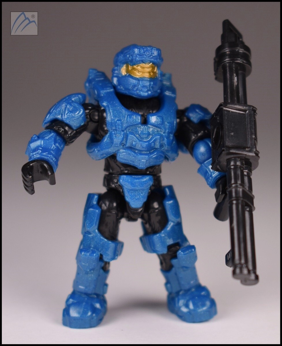 HALO MEGA BLOKS UNSC BLUE SPARTAN ENFORCER MINI FIGURE 97433