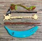 6 TIKI Bar Swizzle Stick Hidden Harbor Underground Smuggler's Cove Porco Trader