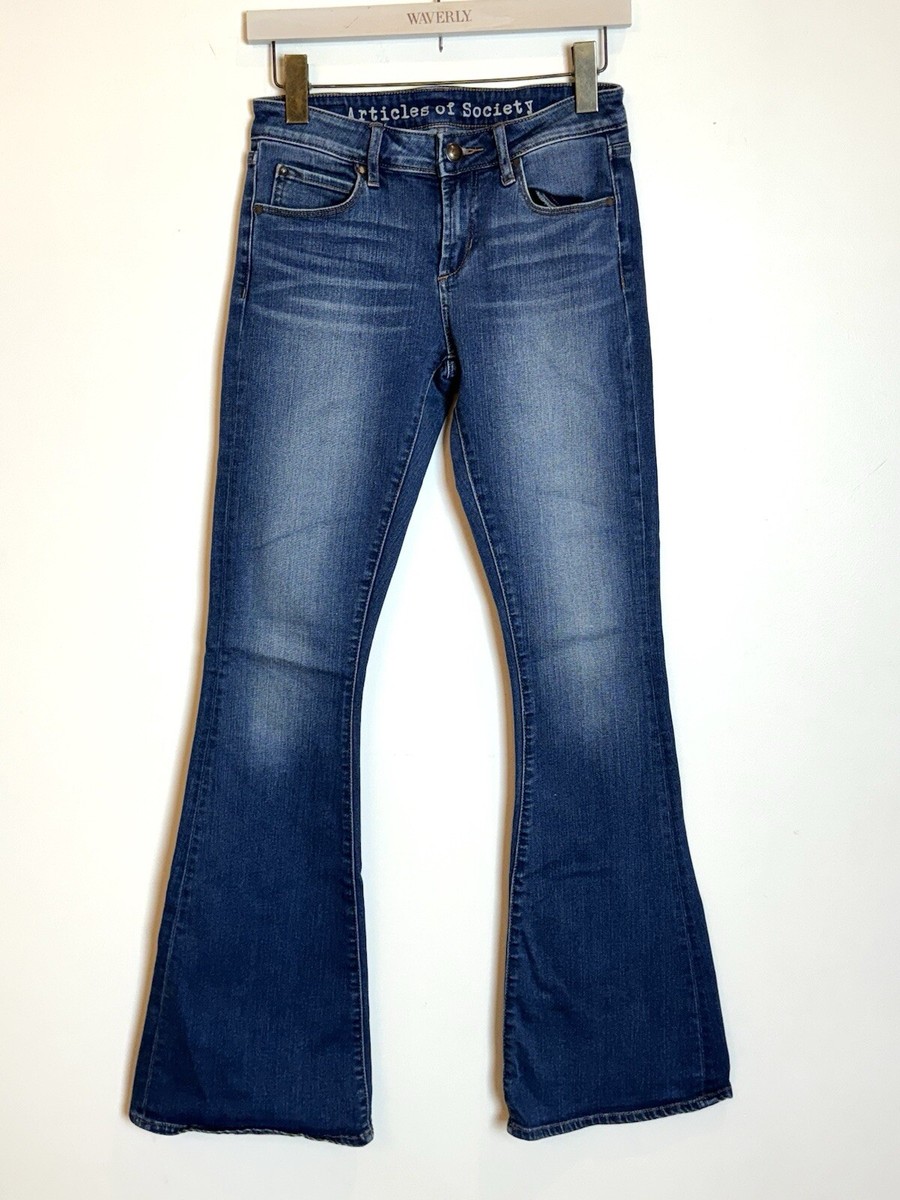 Articles Of Society Faith Flare Boston Jeans Size 26 Inseam 32