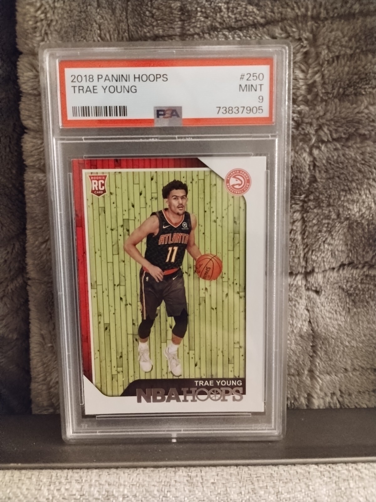 2018-19 Panini NBA Hoops - #250 Trae Young (RC) Rookie PSA 9