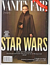 Star Wars Carrie Fisher Cover Vanity Fair Anniversary Magazine 2017