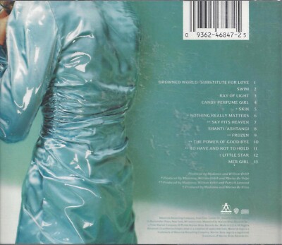 Madonna - Ray of Light - Audio CD 93624684725| eBay
