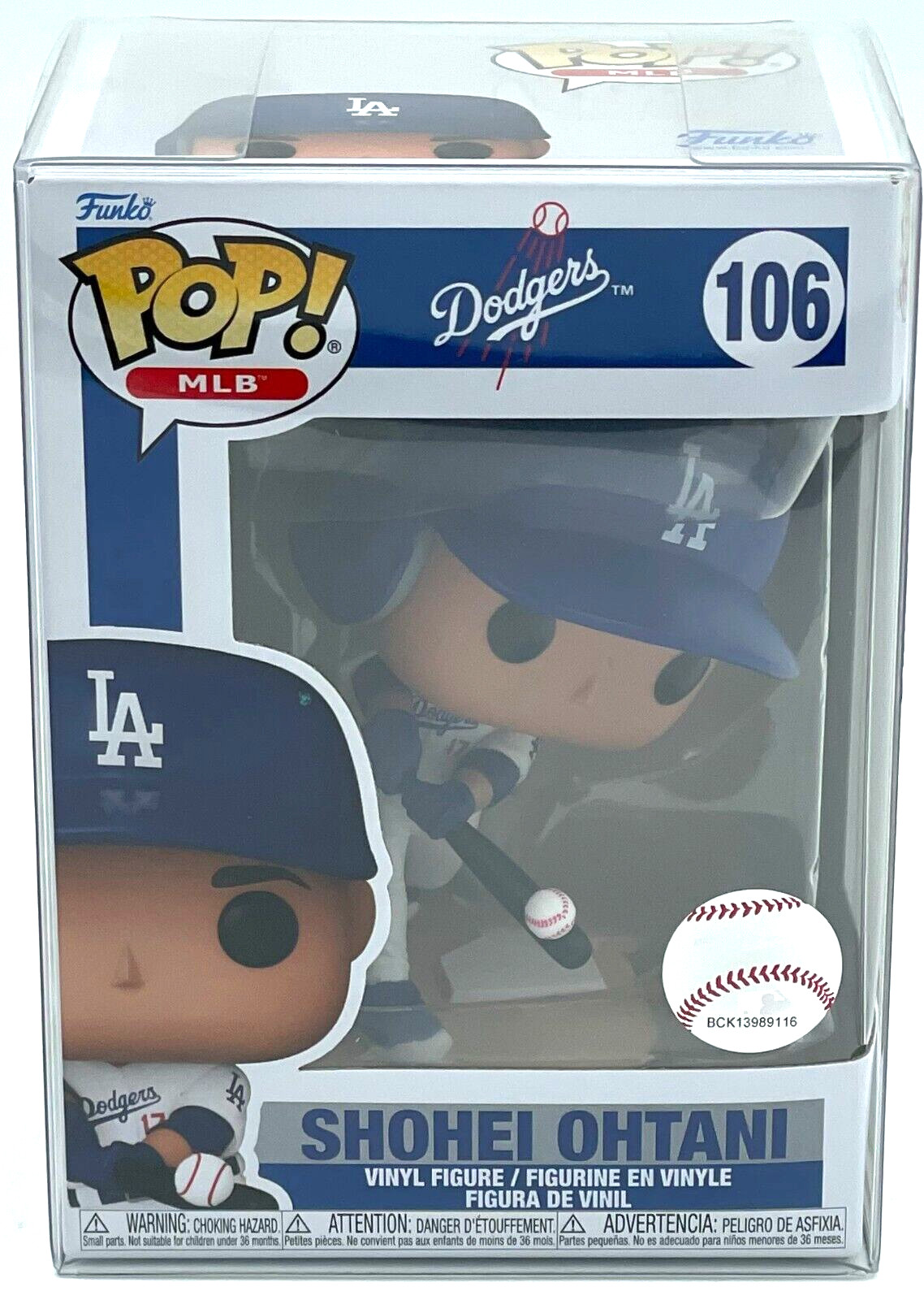 Funko Pop! MLB Shohei Ohtani #106 LA Dodgers with POP Protector - IN STOCK!