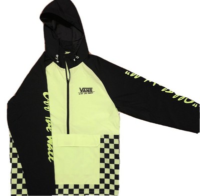 vans checkered windbreaker