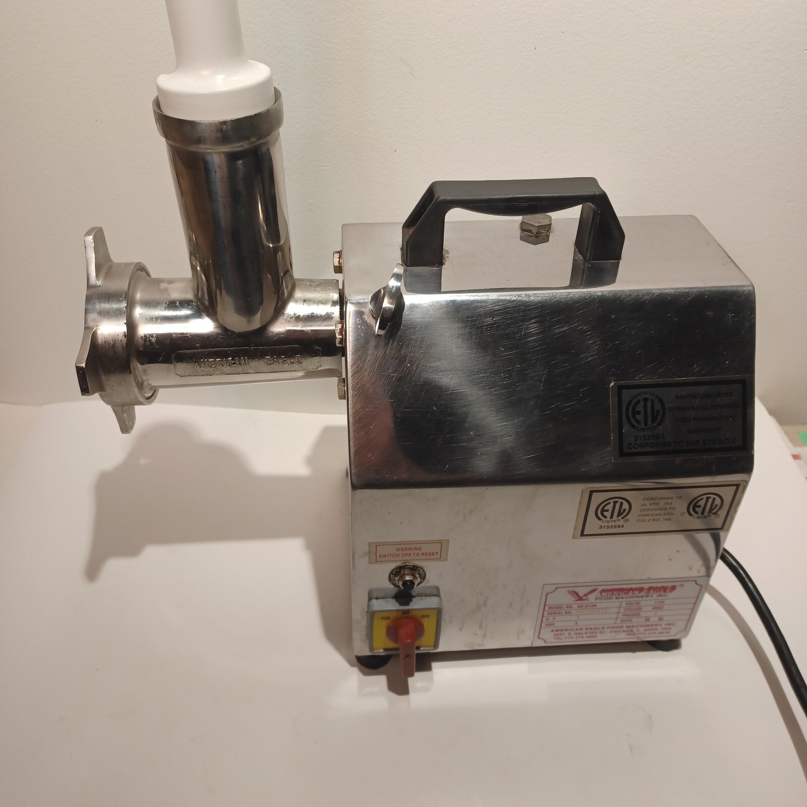 American Eagle Food Machinery AEG12N Commercial Meat Grinder eBay