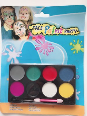 Non-toxic Kids Bright Color Halloween Makeup Kit Face Paint Party Palette Set