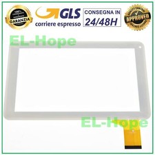 TOUCH SCREEN VETRO PER TABLET MASTER MID902 DIGITIZER 9" ORIGINALE BIANCO