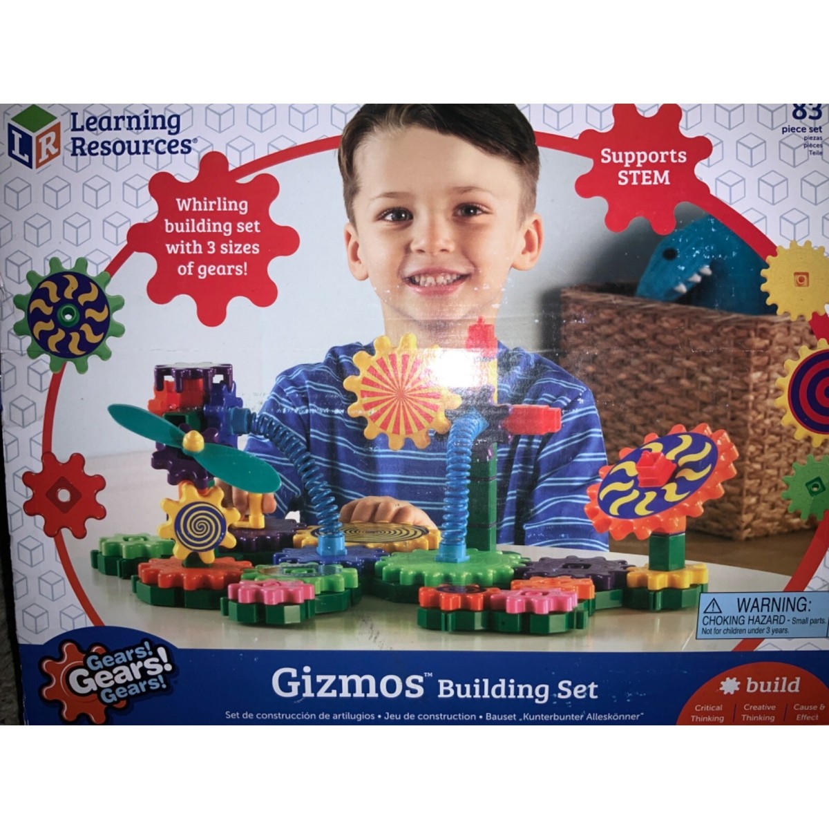 Learning Resource Gizmos Building Set- Whirling Gear Set | eBay