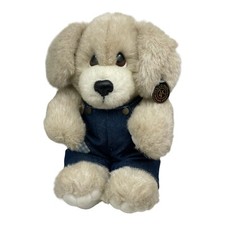 Vintage Polar Puff Dog Little Pup Lost Plush Stuffed Animal 1993 Puppy