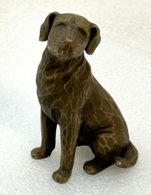 Willow Tree Love My Dog Dark Lab Figurine Demdaco Susan Lordi 2017