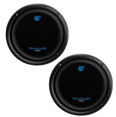(2) Planet Audio AC10D 10'' 1500 Watt DVC Subwoofer Pair
