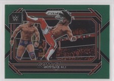 2023 Panini Prizm WWE Green Prizm Mustafa Ali #7 11sd