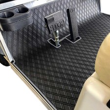 Club Car DS Floor Mat - Xtreme Full Coverage Black/Grey 1982-2013 Villager