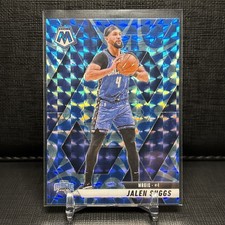 2024-25 Panini Mosaic - Jalen Suggs #53 Reactive Blue Mosaic Prizm - Magic