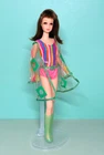 1967 Francie TNT Doll #1170 MOD w Swimsuit & Pazam Coat #1213 & Lace Boots