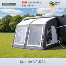 Outdoor Revolution Sportlite Air 320L Inflatable Fixed Motorhome Awning New