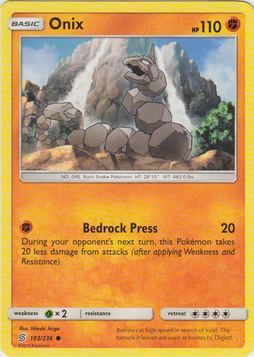 Onix - 103/236 - Common - Lightly Played