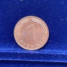 1 Pfennig 1950 F Kursm&uuml;nze Bundesrepublik Deutschland Fast Stempelglanz