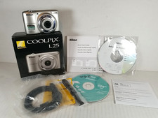Nikon Coolpix L25 Digital Camera 10MP 5x Zoom Working/Boxed