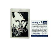 Marilyn Manson Hand Signed Autographed 2013 VIP Backstage Pass ACOA Certified