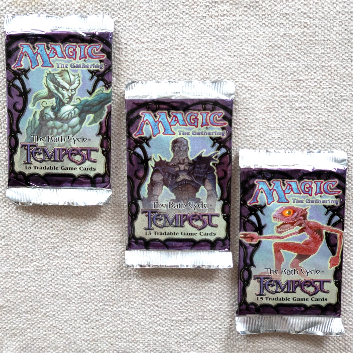 Preços baixos em Magic: The Gathering Tempest Lacrado pacotes de