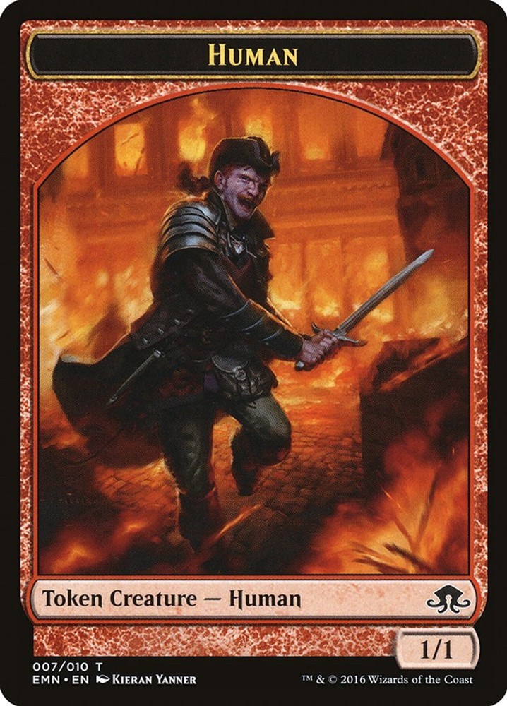 Human Token [Eldritch Moon - 7] NM