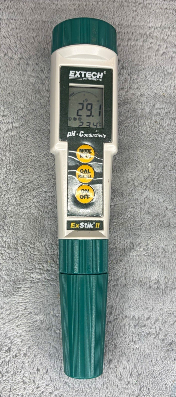 Extech EC500 ExStik II pH Conductivity TDS Salinity Temperature MeterTestedWorks