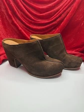 Kork-Ease Women’s Brown Suede Clog Mule Size 8M