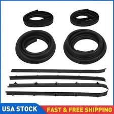 8pcs Door Window Weatherstrip Seals For Chevy Gmc Truck 1981-1991 C10 K10 Model 8pcs Door Window Weatherstrip Seals For Chevy Gmc Truck 1981-1991 C10 K10 Model