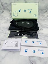 Off-White Sunglasses Case Set, Mint Boxed, Padded Drawstring Bag, Cleaning Cloth