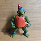 Vintage TMNT 1992 Bodacious Birthday Leo Action Figure Incomplete