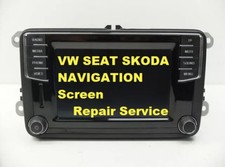 VW SEAT SKODA NAVIGATION RADIO MIB MIB2 PQ COMPOSITION Screen Repair Service