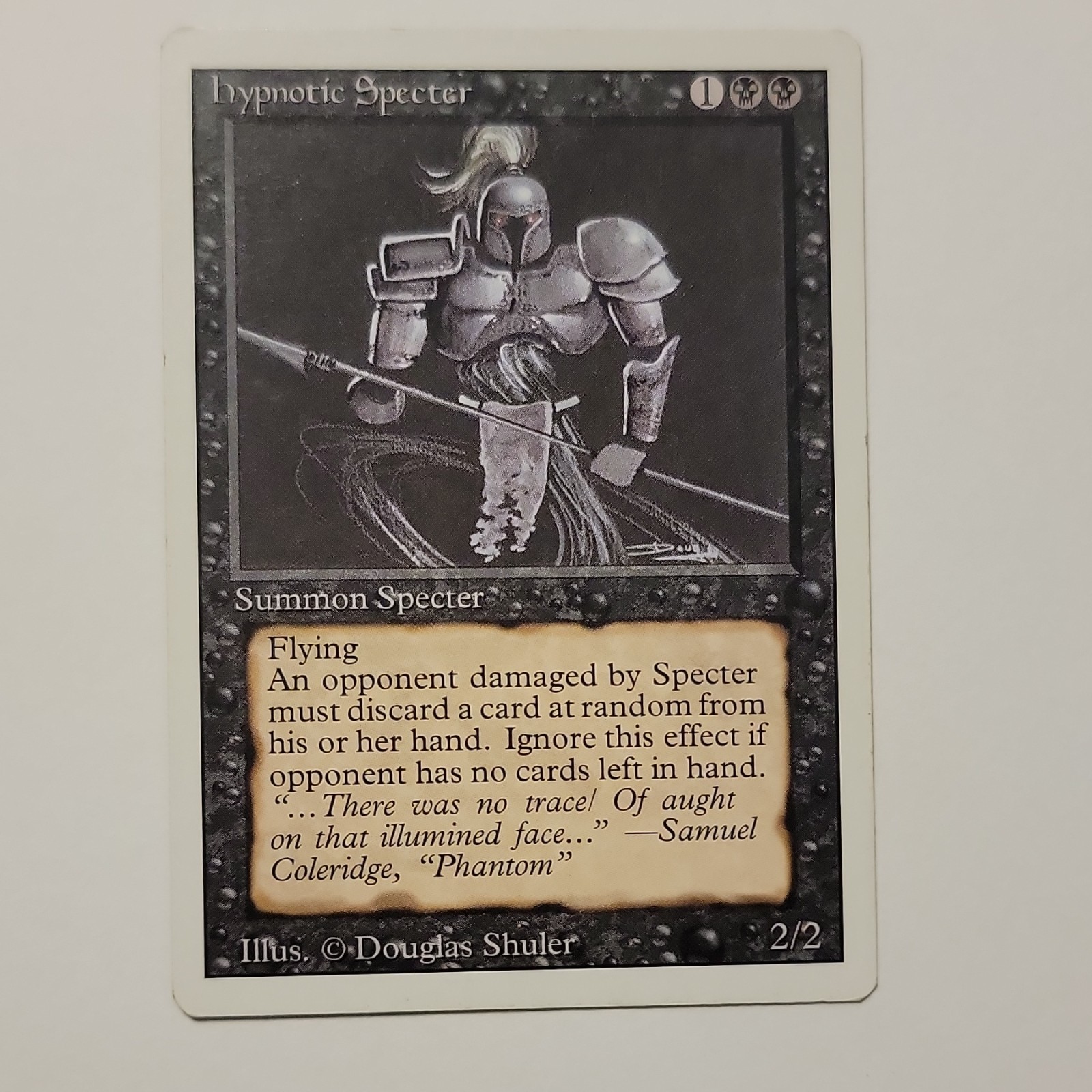 Wizards of the Coast Hypnotic Specter MTG Revised Black Unc EN