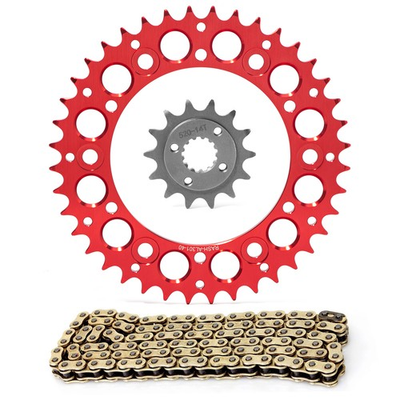 #ad Sprocket Chain Kit 14T 40T for Honda Dirt Bike XR600 XR650 520 Pitch X Ring Set $80.00