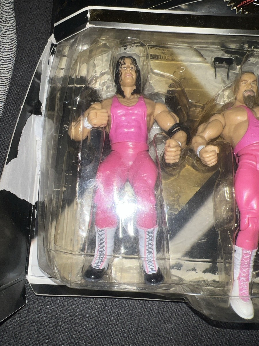 WWE Hart Foundation Classic Superstars 3-pack Jakks Pacific WWF