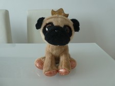 Aurora Sparkle Royal Mops Hund, Plüschhund, 19,5 cm, NEU!