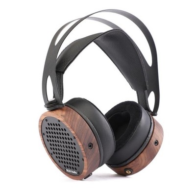 OLLO Audio S4X Over-Ear Studio Headphones Early Model Brown Wood Metal Tested