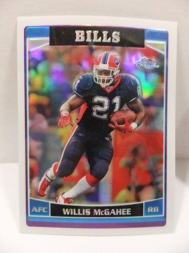 Willis McGahee 3 Card Refractor Set SP's Silver, Purple & Blue Xfractor - Picture 2 of 7
