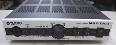 Yamaha MA2030A Compact Power Amplifier Mixer Lo-Z Hi-Z Commercial Audio Amp