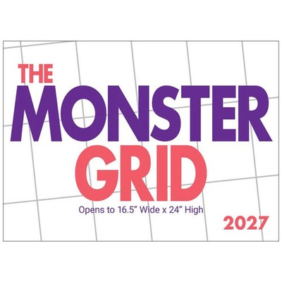 Carousel Calendars,  Monster Grid 2027 Wall Calendar