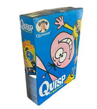 Vintage 90s QUISP Cereal Box with Quazy Quisp...