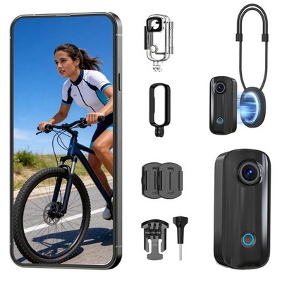 SJCAM C100+ Mini Action Kamera 4K 30FPS 30M Wasserdicht WiFi Body Cam Helmkamera