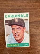 1964 Topps Curt Simmons Cardinals #385 EX-NRMT