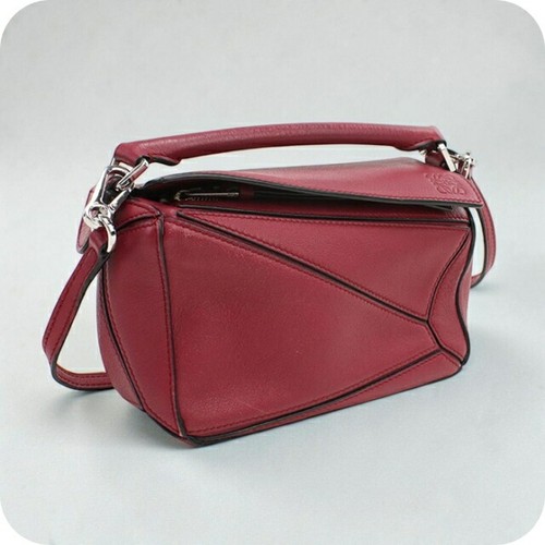 Used LOEWE Crossbody Shoulder Bag Ladies Brand LOEWE Puzzle Puzzle Bag Mini Red