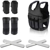 Adjustable Weighted Vest 15–50kg CrossFit Workout Gear(weights seperate)