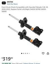 Front L+R Shock Absorber Strut For Hyundai Palisade 2020-2022 #54650-S8700