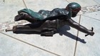 Antique Bronze Cherub Cupid Figurine As is For Restore NO BASE Heavy 15+ lbs — photo 6