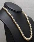 MIKIMOTO Graduated Akoya Cultured Pearl 6.5mm-10mm Strand Necklace Vtg 14K Clasp — photo 5